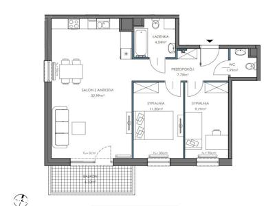 Sady 2 | mieszkanie 4-pok. | 2_2_M20