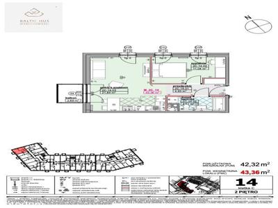 Nowe 2pokojowe mieszkanie w centrum Pelplina