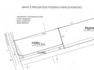 Bielkowo (Kobylanka), działka z warunkami zabudowy