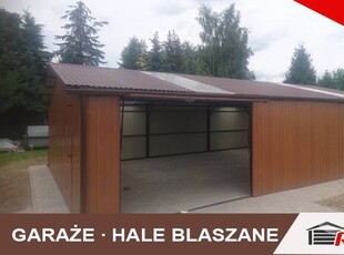 Garaż Blaszany Drewnopodobny 11x6m - WIATA - HALA - Romstal