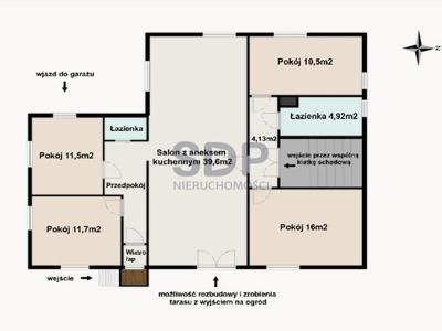 Dom na sprzedaż 5 pokoi Wrocław Krzyki, 125 m2, działka 497 m2