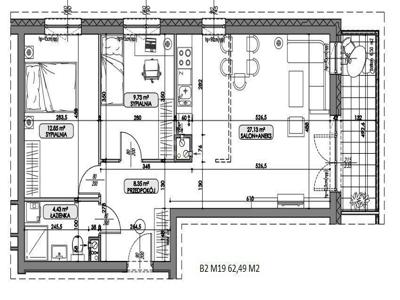 ok.60m2 deweloperskie