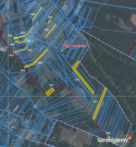 16 działek o pow. 7,11 ha Kąty Czernickie, gmina Strachówka