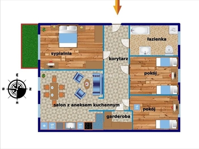 Mieszkanie do wynajęcia 85,00 m², piętro 1, oferta nr TEXY320
