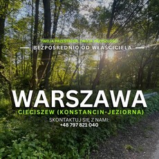 Teren z potencjałem inwestycyjnym, 5875 m2- 30 min Warszawa - natura