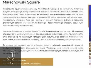 Biura w Małachowski Square – Warszawski Prestiż