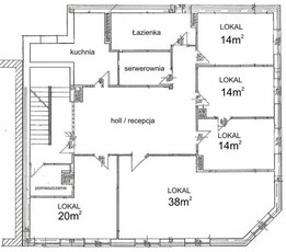 Lokal biurowy Warszawa 187m2 od 1 grudnia