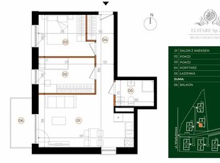 Mieszkanie 3pok, 51,69m2 z balkonem 5,36m2, winda, ogrz. miejskie/ Brochów