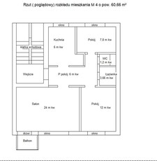 Mieszkanie-60m2 Olsztyn-Podgrodzie ul.Profesorska