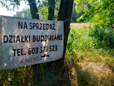 Działka budowlana Trzebania