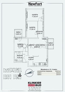 Mieszkanie, 80,95 m², Góra Kalwaria