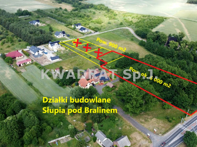 Działka budowlana Słupia pod Bralinem