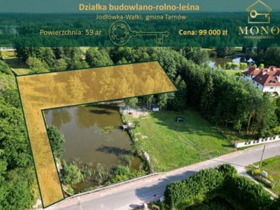 Działka rolno-budowlana Jodłówka-Wałki