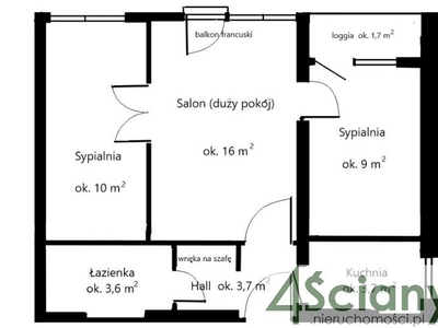 Mieszkanie trzypokojowe na sprzedaż