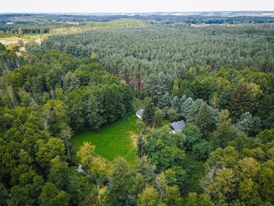 Leśniczówka w parku krajobrazowym, bez sąsiadów, wokół tylko lasy