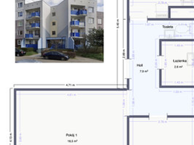 Mieszkanie na sprzedaż, 53 m², Wrocław Fabryczna Kozanów