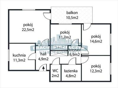 Mieszkanie do wynajęcia 4 pokoje Warszawa Mokotów, 91 m2, 5 piętro