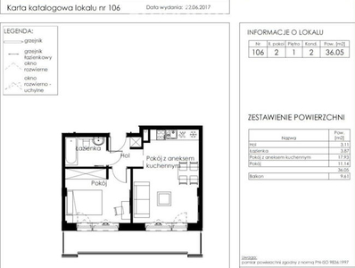 2-pokojowe mieszkanie z balkonem