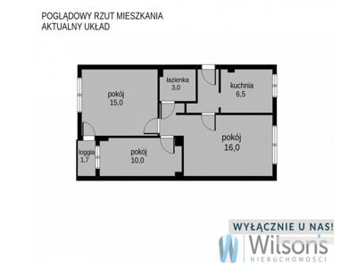 Mieszkanie na sprzedaż 58,00 m², parter, oferta nr WIL929367