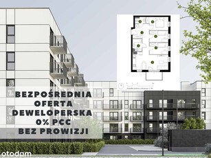 Apartament 64m2, 4 pokoje, Bez Prowizji, 0% PCC