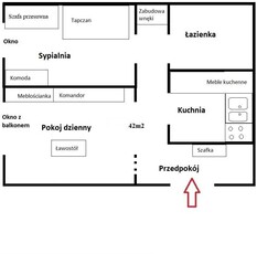 Mieszkanie do wynajęcia 42 m2