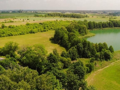 Działka z linią brzegową jeziora Nawiady