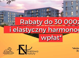 4 pokojowe nowe M. z dużym rabatem - Pienista 80 Enklawa Natury