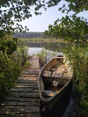 Działka rekreacyjna z linią brzegową