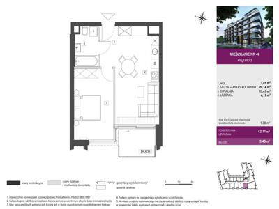 Nowy 2-pokojowy apartament w centrum Szczecina