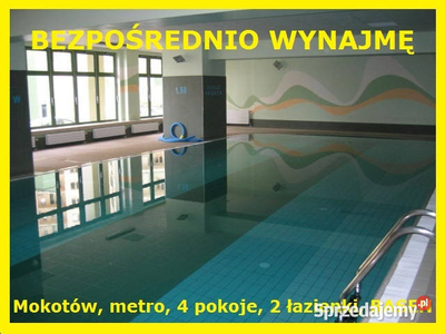 BASEN, Metro Wilanowska, ul. Bukowińska 12, 4 pokoje, 2 łaz…