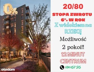 -26 tyś! lub 20/80⭐Obok CENTRUM⭐Widok na Rzekę⭐ENG