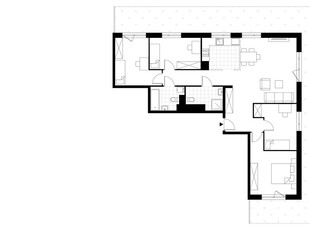 5-pokojowe mieszkanie 101m2 + ogródek Bezpośrednio