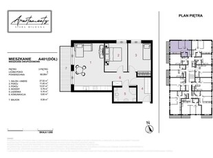 Mieszkanie 2-poziomowe, 116 m2, 5 pokoi + 2 aneksy