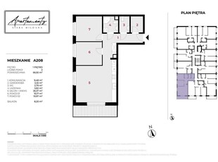 Stara Miłosna | apartament 3-pokojowy | A208