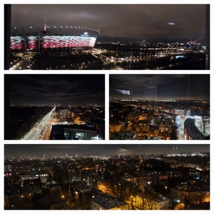 3 pokoje/widok na Stadion Narodowy/XIII ostatnie piętro