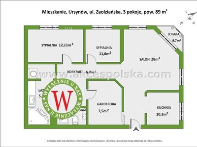 5-pokojowe mieszkanie 123m2 + loggia Bez Prowizji