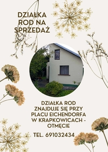 działka ROD plac Eichendorffa w Krapkowicach