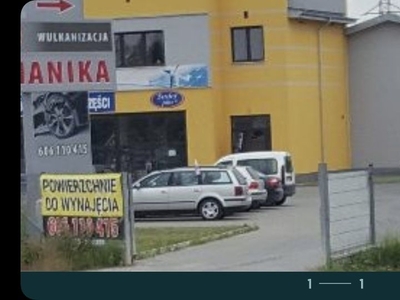 Hala do WYNAJĘCIA Magazynowa z Biurem i zapleczem