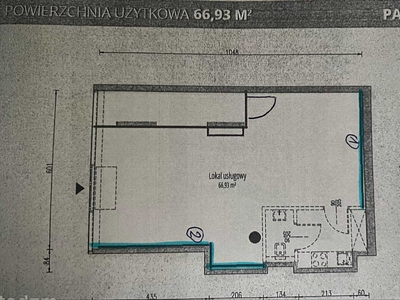 Lokal handlowo-usługowy 67m2 ul. Romana Ciesielskiego