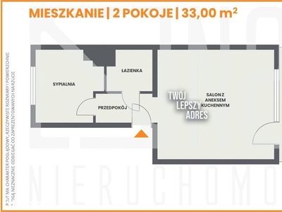 Mieszkanie, 33 m², Kraków