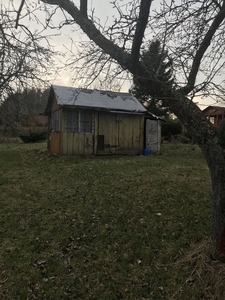 Ogródek działkowy ROD obok parku na Rusinowej