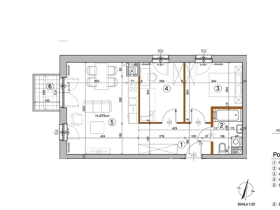 Trzy pokoje 53,42m2 z balkonem - IVQ 2025