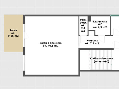 Żbicza 78m2, balkon, taras, kominek, 2 m. parking.