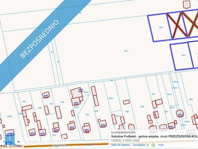 Działki z wydanymi WZ, Sokołów Podlaski