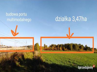 Działka Inwestycyjna 3,47 ha przy węźle S8 zjazd ZduńskaWola