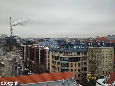 Apartament w centrum z widokiem na panoramę miasta