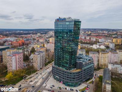 ★2 pok. w Hanza Tower z dużym balkonem ponad 19m★