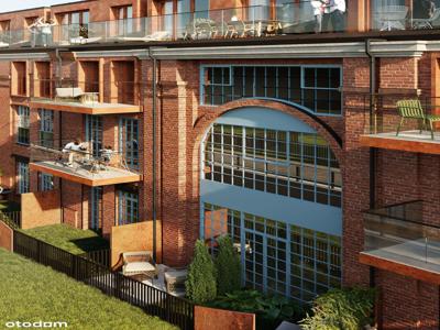 2-pokojowy loft 52m2 + balkon Bezpośrednio