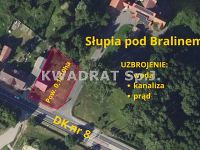 Działka komercyjna Słupia pod Bralinem