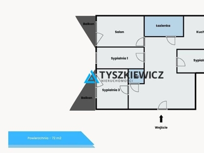 Mieszkanie 4 pokojowe, winda - Gdańsk Przymorze